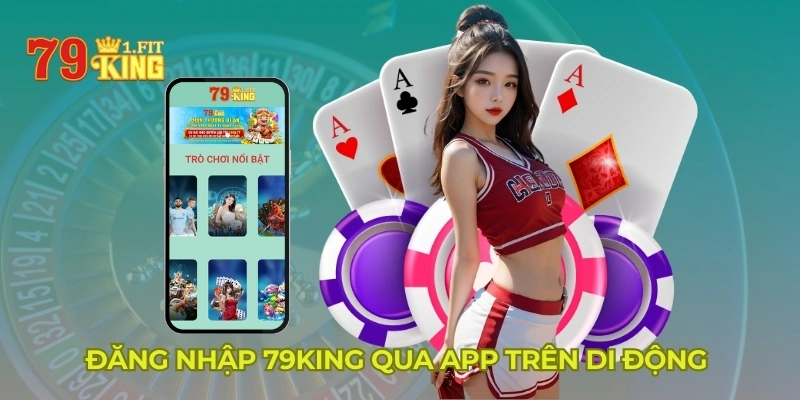 Đăng nhập 79KING qua app trên di động 