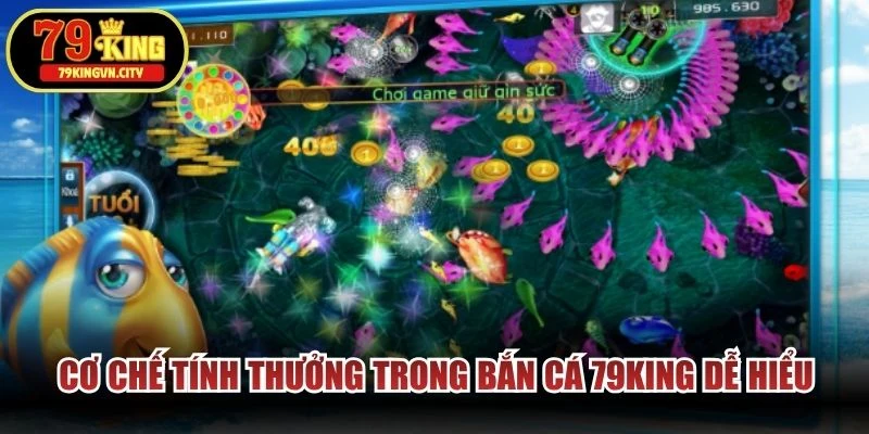 Cơ chế tính thưởng trong bắn cá 79KING dễ hiểu